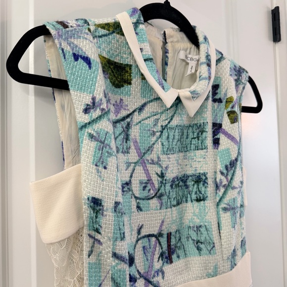 BCBG Pastel Tweed Dress - Picture 3 of 6